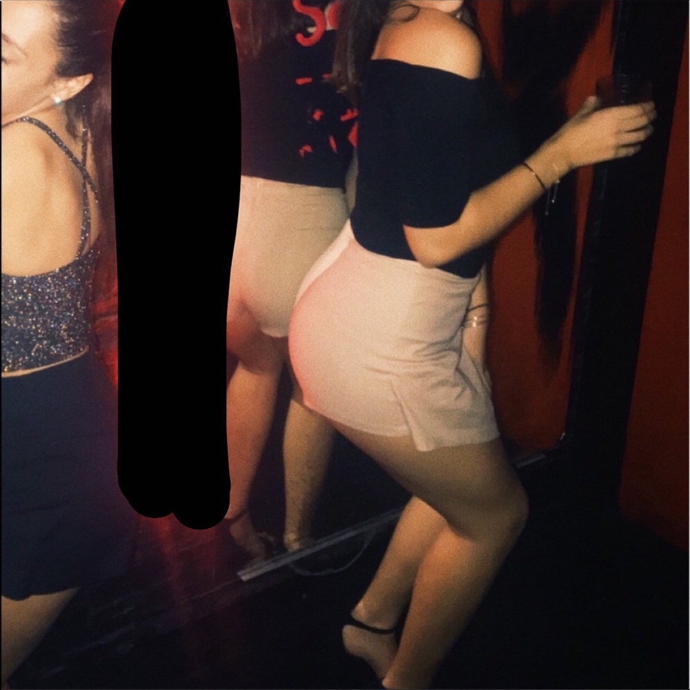 Tan envelope skort
